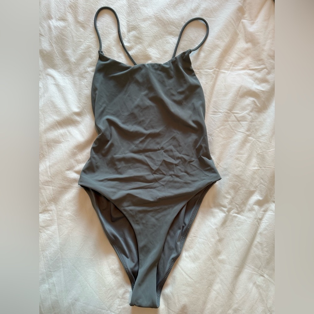 House of CB Olive Green One-Piece Swimsuit